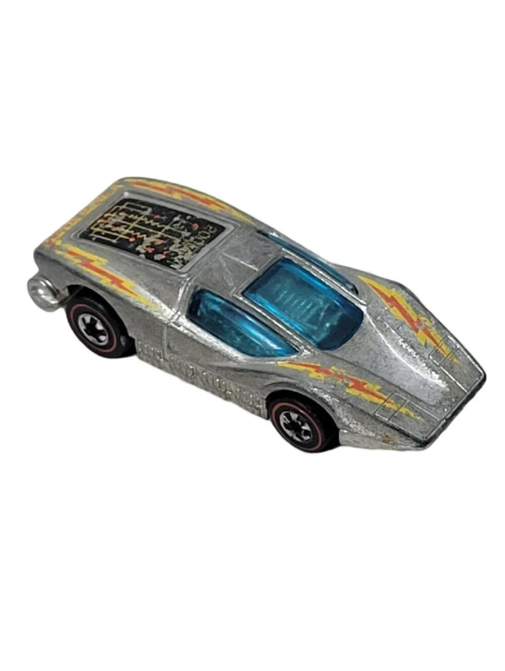 HOT WHEELS REDLINES SUPER CHROMES LARGE CHARGE FUTURISTIC ELECTRIC CAR HONG KONG